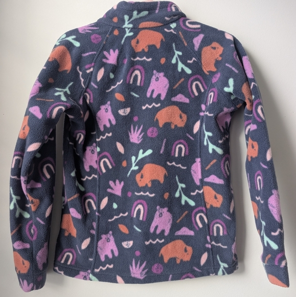 Columbia Navy Benton Springs Fleece Zip Up Jacket Size Large - Picture 5 of 5